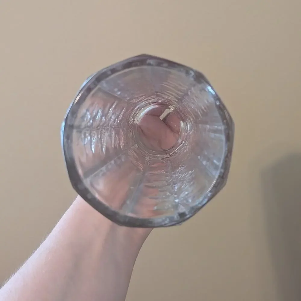 Vintage Westmoreland Paneled Grape Clear Flat Iced Tea Glass